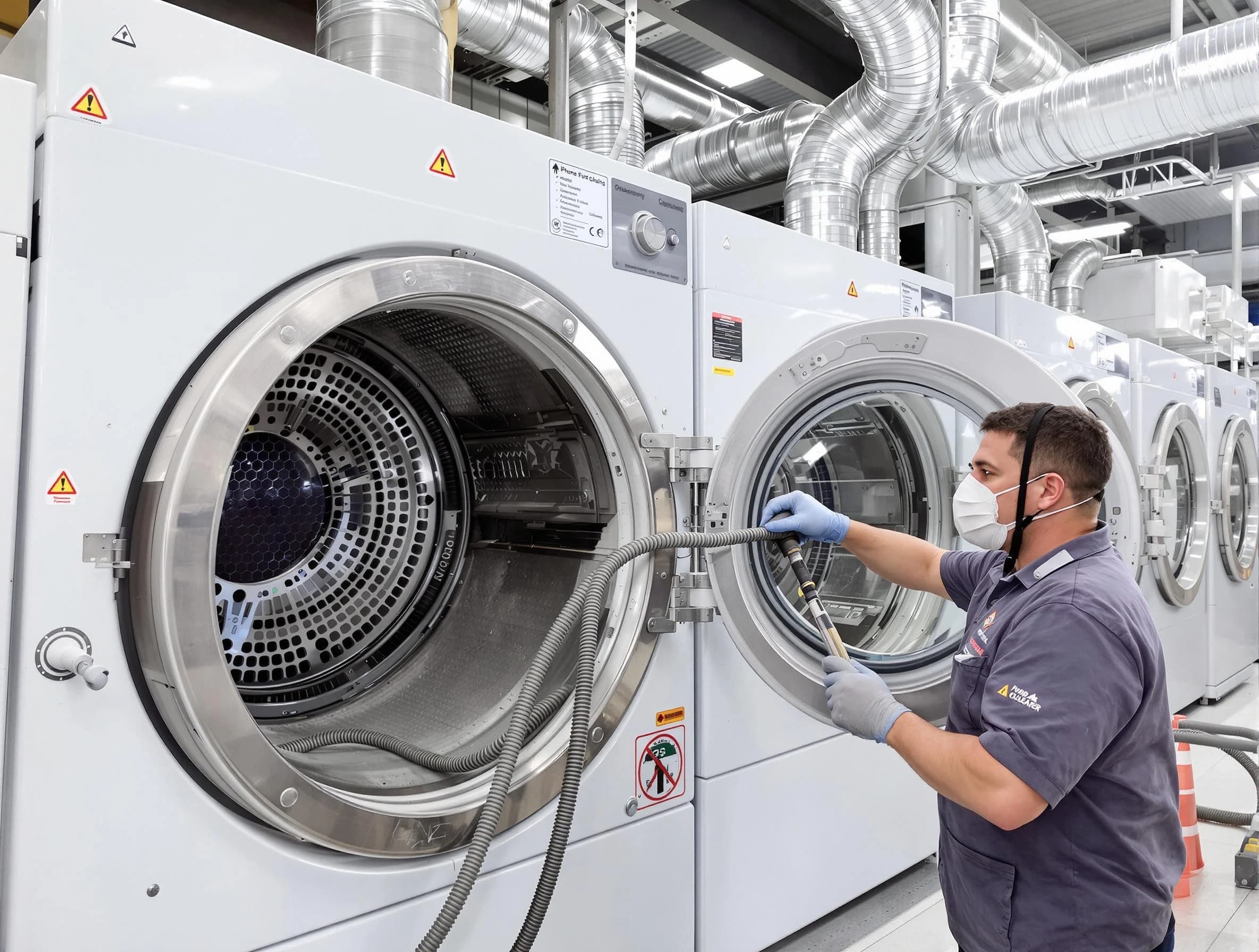 Industrial-grade dryer vent cleaning by North Valley Dryer Vent Cleaning in North Valley