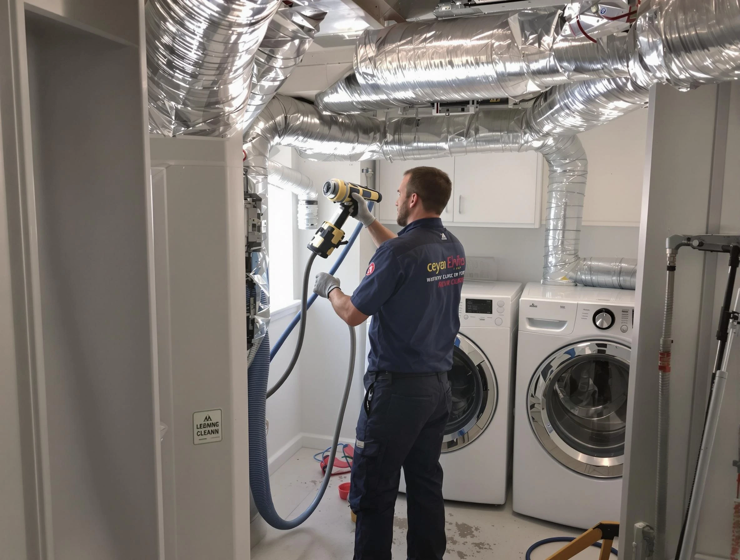 North Valley Dryer Vent Cleaning specialist using advanced equipment for thorough duct cleaning in North Valley