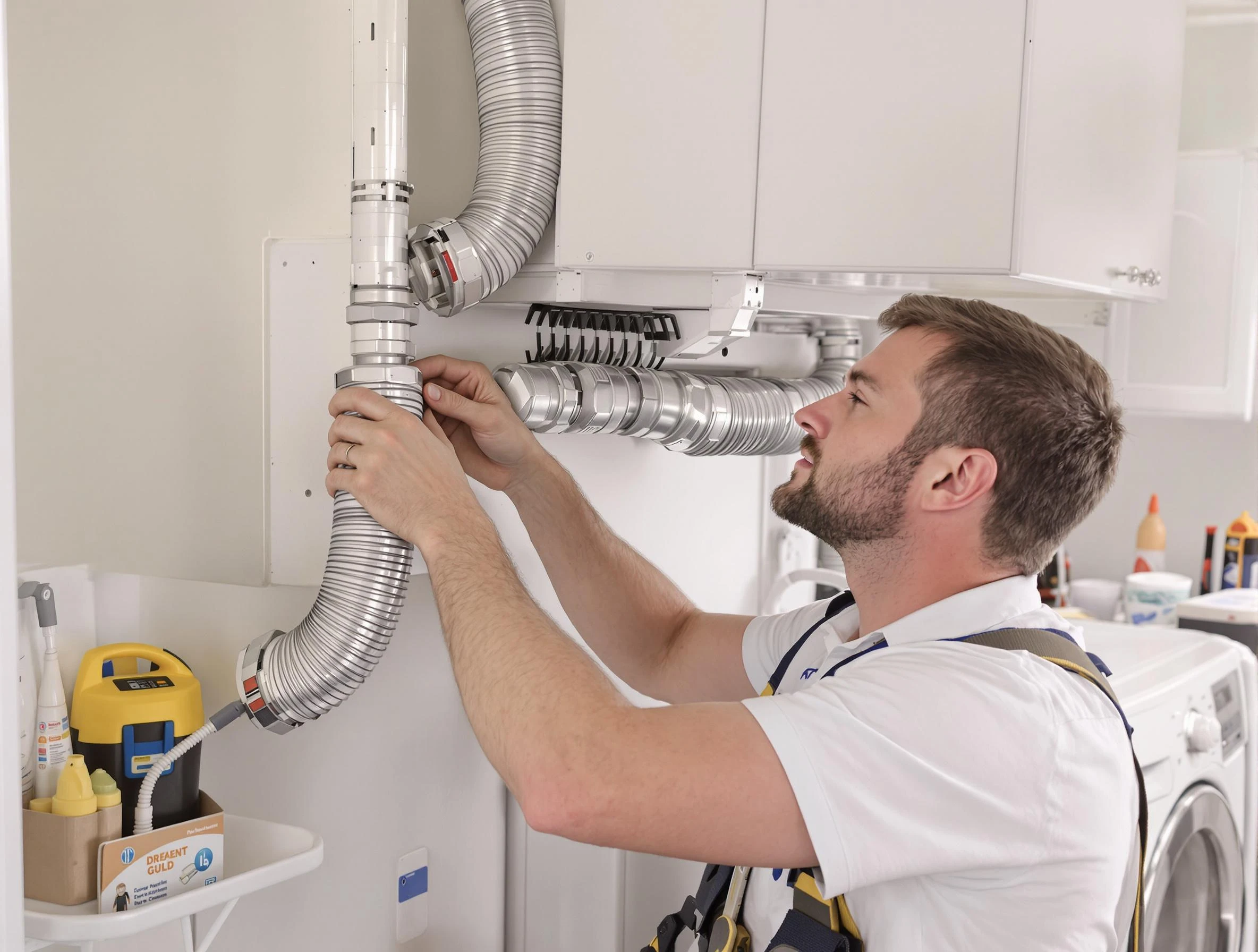 Professional dryer vent repair and installation by North Valley Dryer Vent Cleaning in North Valley