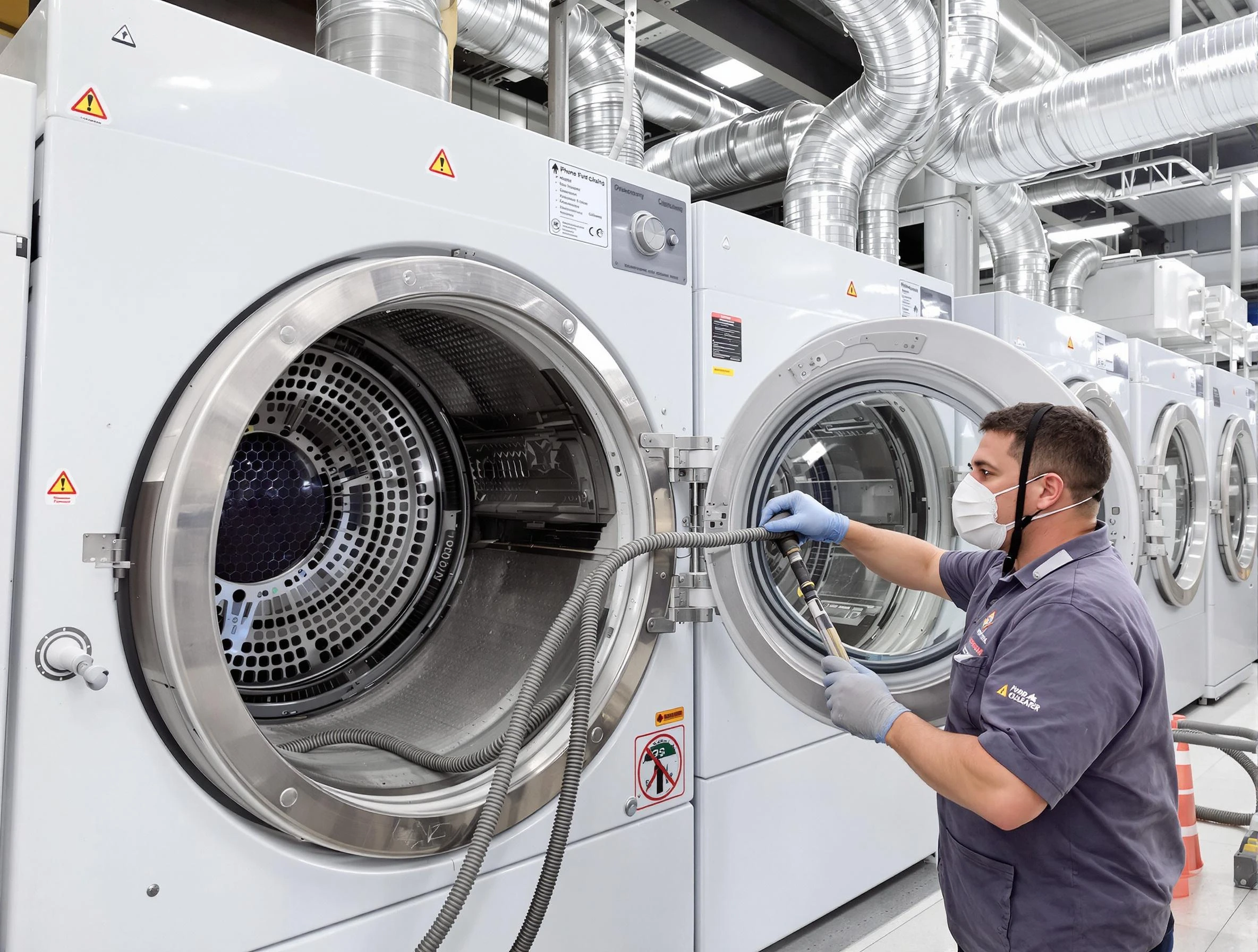 Industrial-grade dryer vent cleaning by North Valley Dryer Vent Cleaning in North Valley