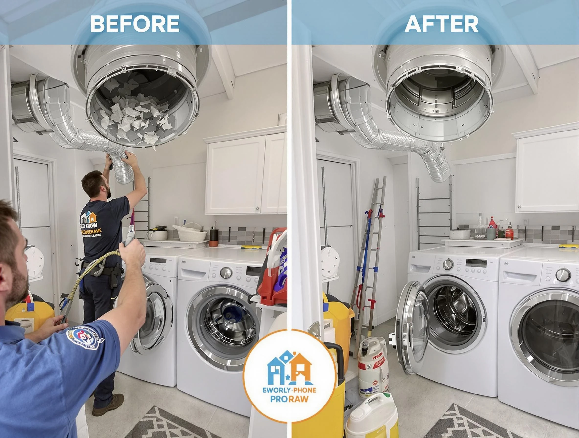 Residential dryer vent cleaning by North Valley Dryer Vent Cleaning in North Valley